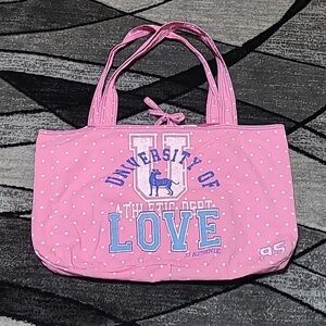 VINTAGE JJ AUTHENTIC UNIVERSITY OF LOVE ATHLETIC DEPT. POLKA DOT CANVAS …